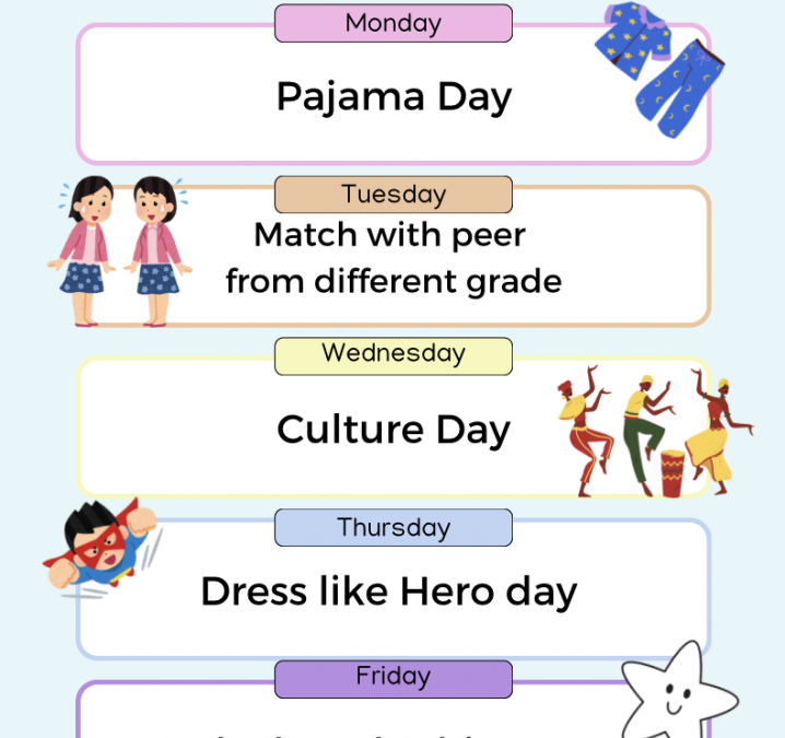 Unity Spirit Week January 13-17